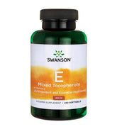 Vitamina E 400 e uma mistura de tocoferóis, Vitamina E tocoferóis mistos 250 cápsulas SWANSON